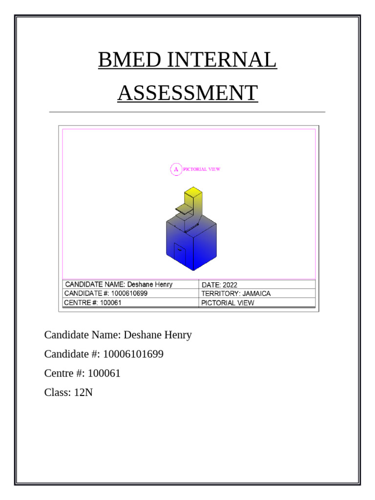 Deshane Henry BMED IA | PDF