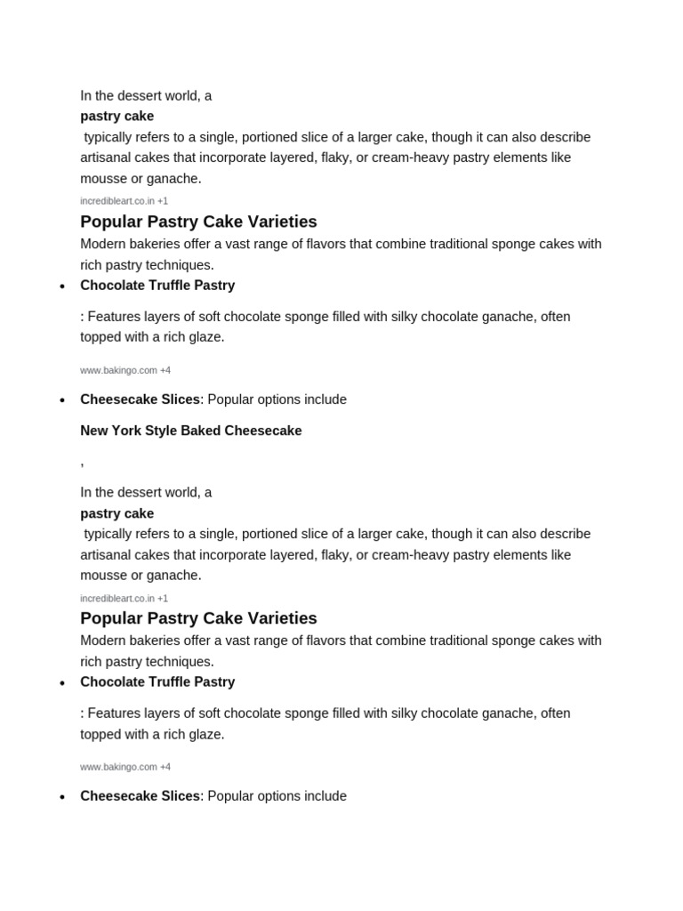 Pastry | PDF | Cakes | Cheesecake