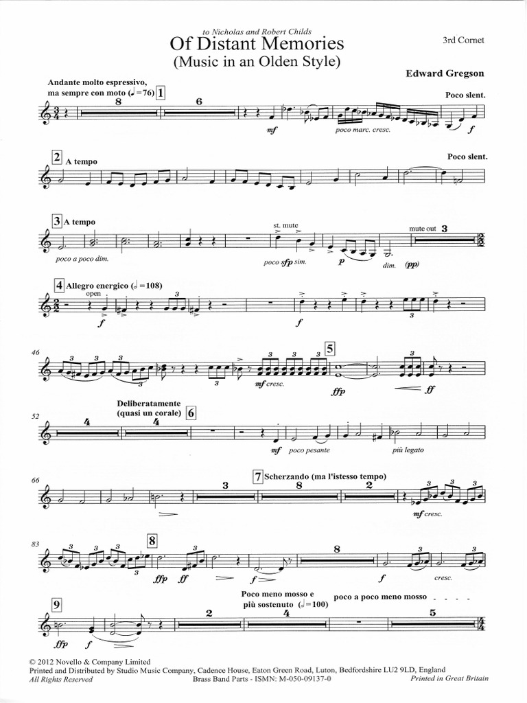3240 5 3rd Cornet | PDF