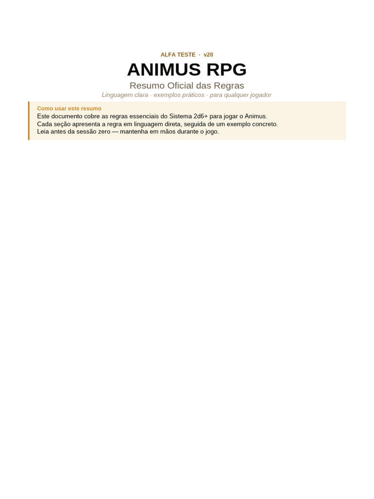 Livro de Regras | PDF | Jogos de RPG
