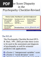 Hare psychopathy checklist pdf