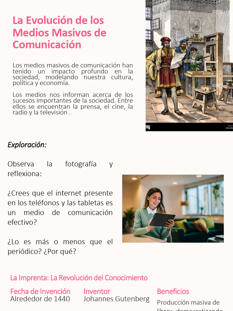 1.4.1 Evolución de los medios | PDF | Medios de comunicación en masa ...