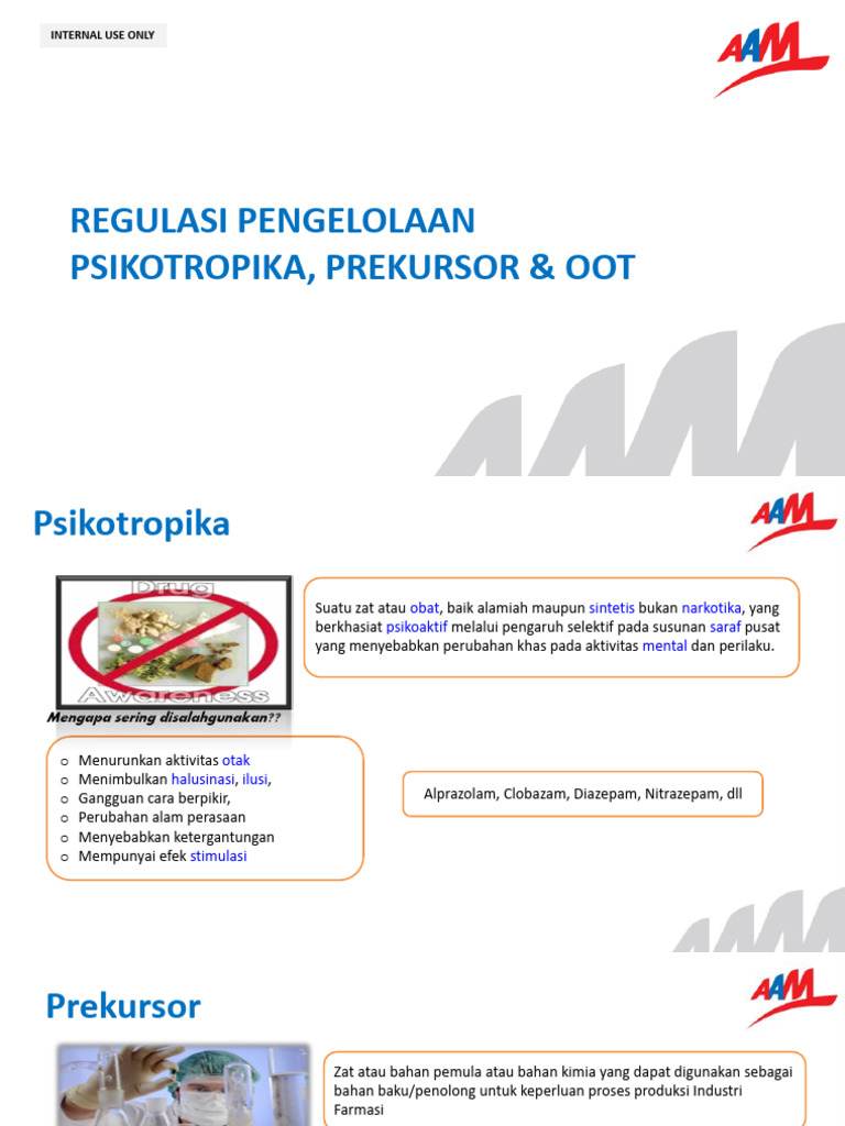 Regulasi Pengelolaan Psikotropika, Prekursor OOT Feb 2021 (Template AM ...