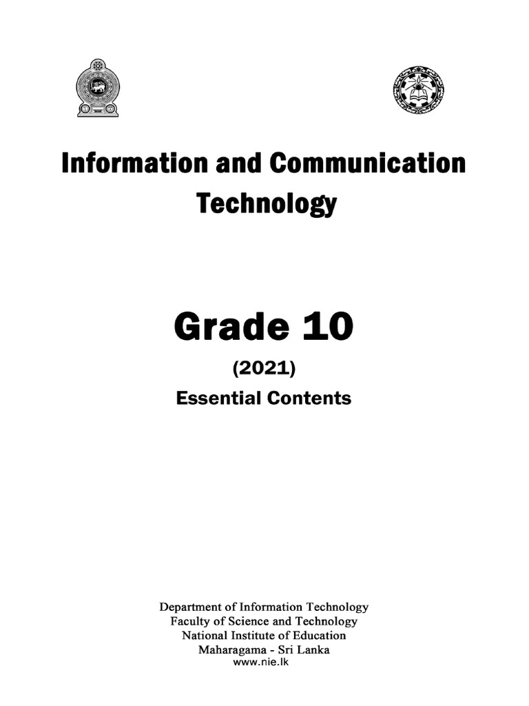eLearningLostRecovers ICT GR 10 | PDF | Databases | Spreadsheet