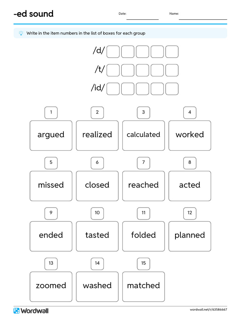 Ed Sound Group Sort | PDF