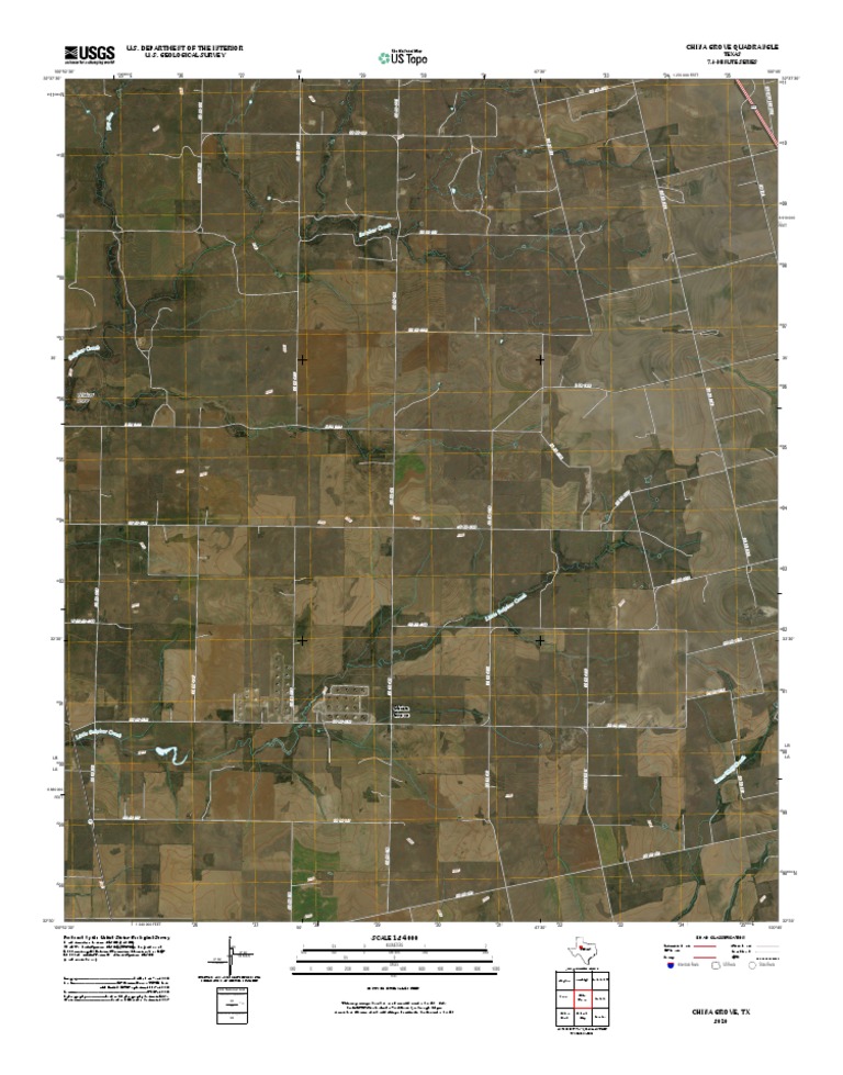 Topographic Map of China Grove PDF
