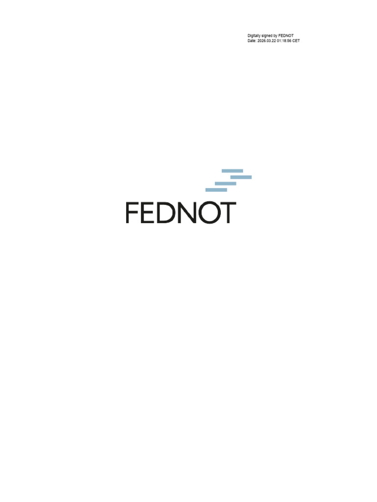 Digitally Signed by FEDNOT Date: 2026.03.22 01:18:56 CET | PDF ...