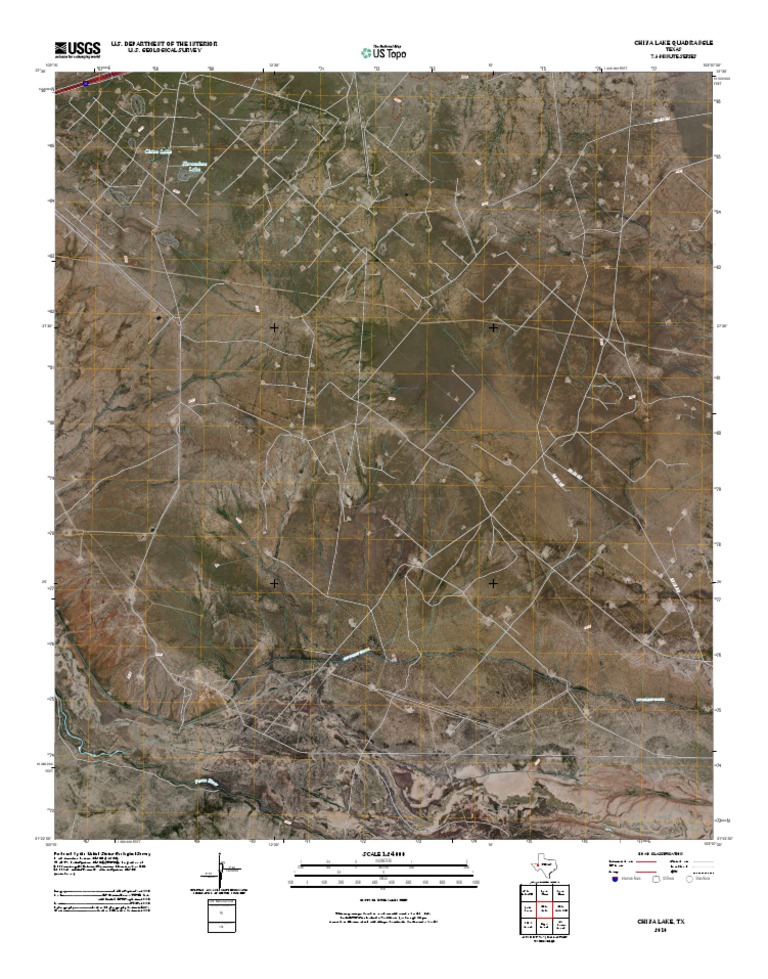 Topographic Map of China Lake PDF