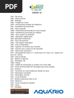 Códigos de Rádio HT e Significados | PDF