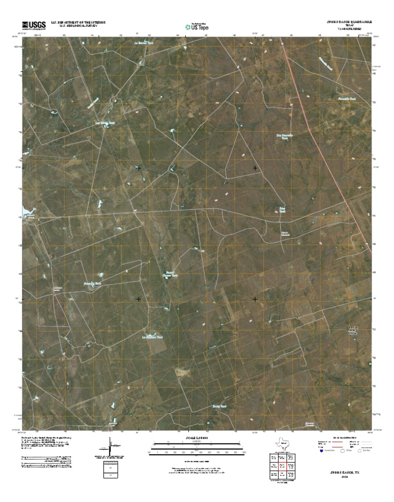 Spohn Ranch Texas 7.5-Minute Map | PDF | Home & Garden | Science ...
