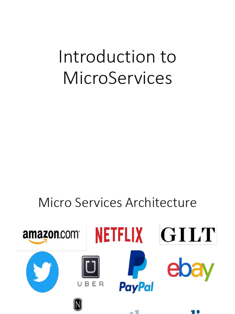 MicroServices Introduction | PDF | Cloud Computing | Virtual Machine