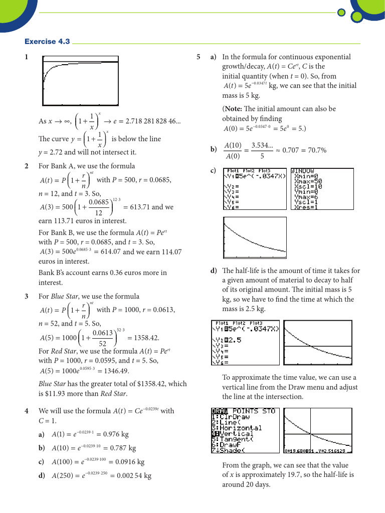 SL Exercise 4.3 Worked Solutions | PDF | Mathematics | Graph Theory