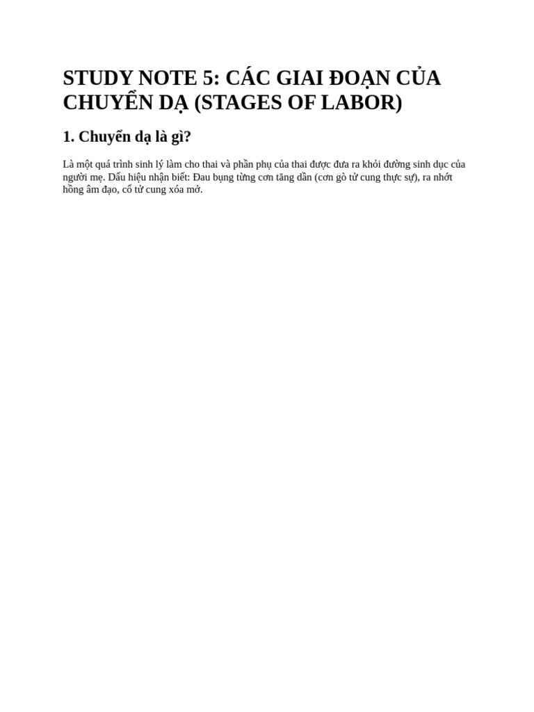 Study Note 5 | PDF