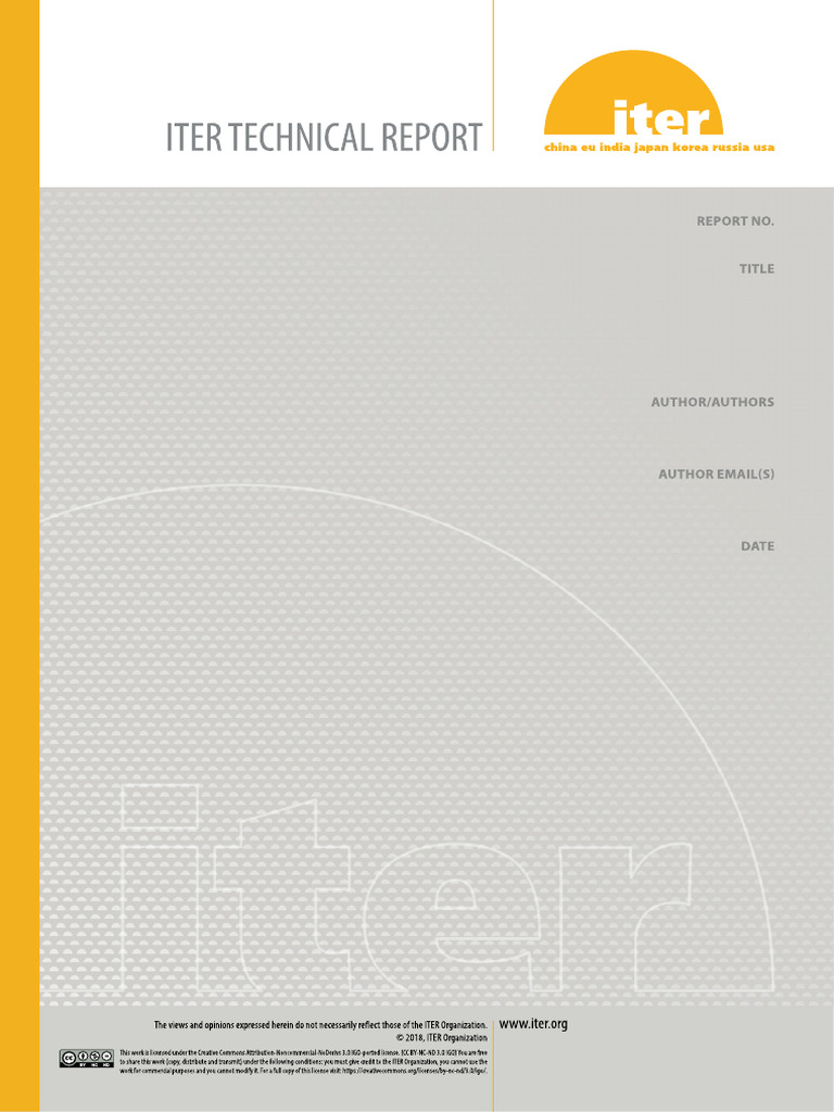 (2018) Development of HTS Current Leads For The ITER Project | PDF ...