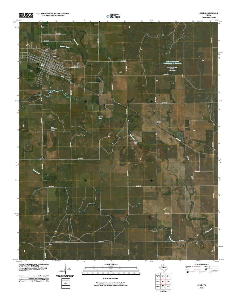 Topographic Map of Spur Geomatics United States Geological Survey