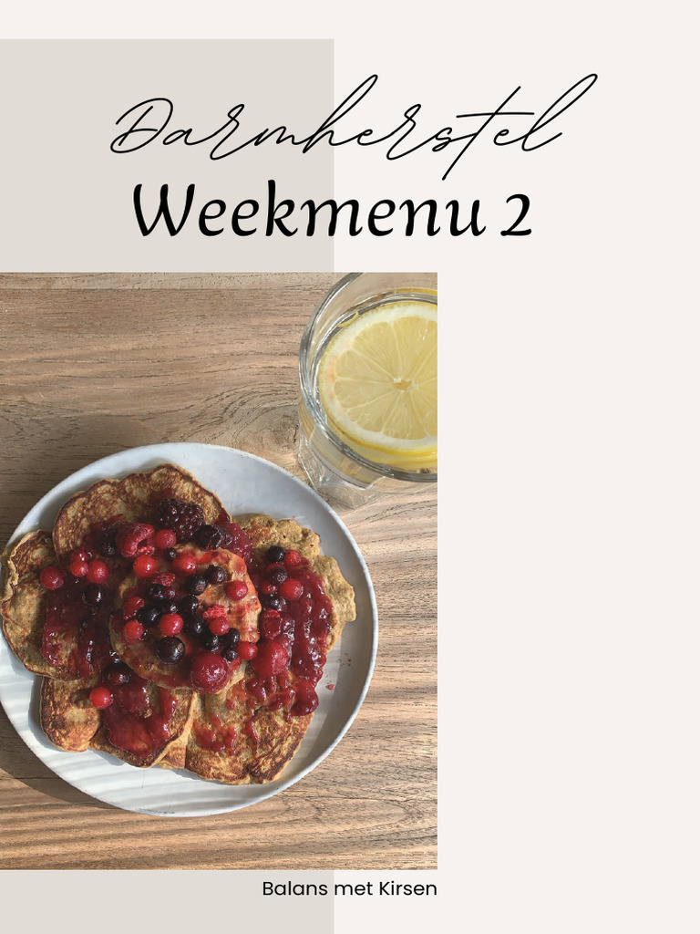 Weekmenu 2 | PDF
