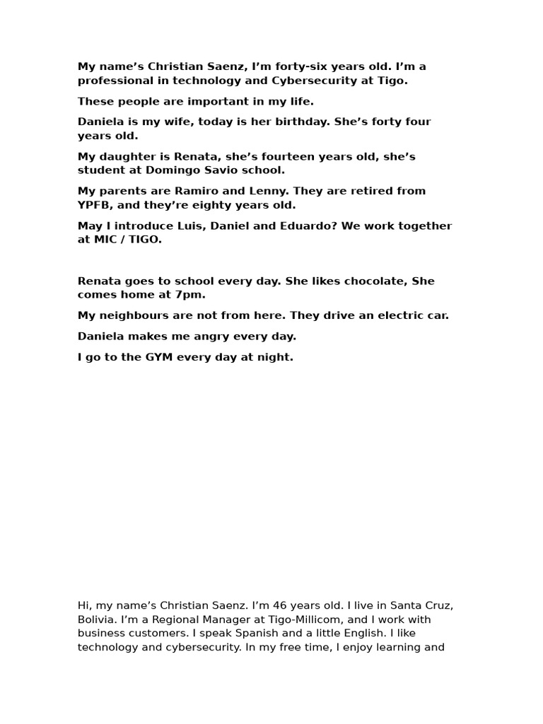 My Name | PDF