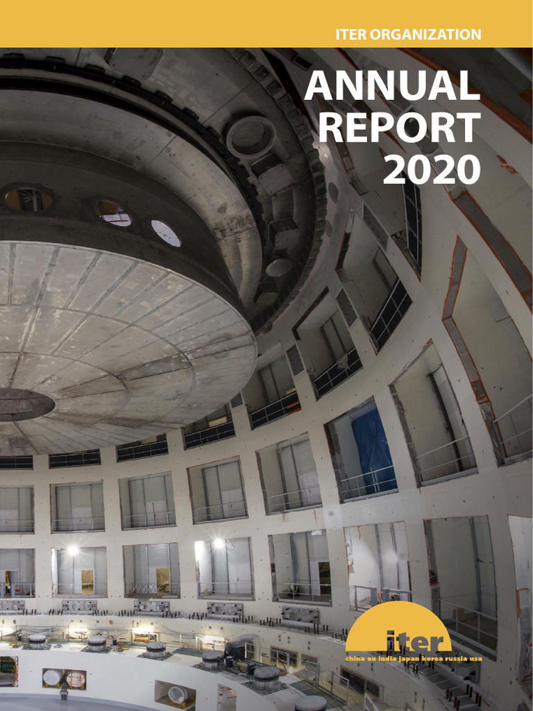 2020 ITER Annual Report | PDF | Fusion Power | Tokamak