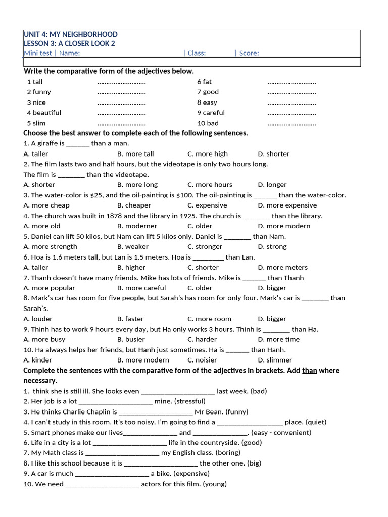 G6 Unit 4 Lesson 3 | PDF