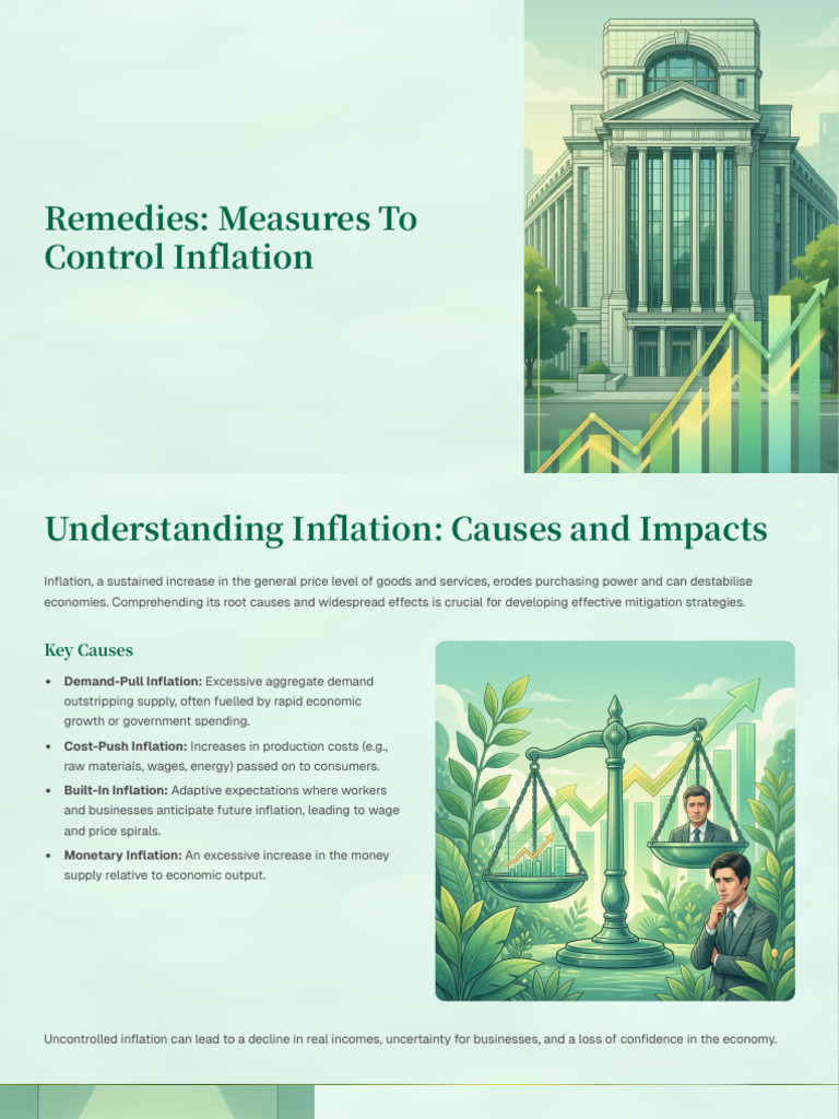Remedies Measures To Control Inflation | PDF | Inflation | Monetary Policy