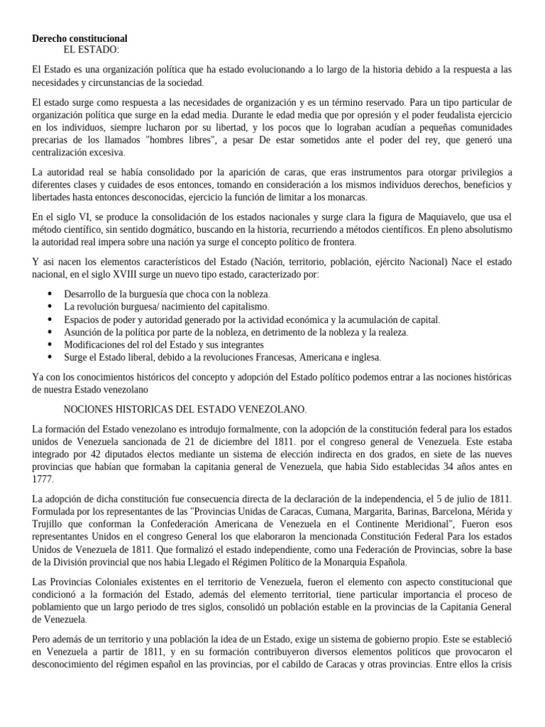 El Estado Derecho Constitucional | PDF | Democracia | Ideologías políticas