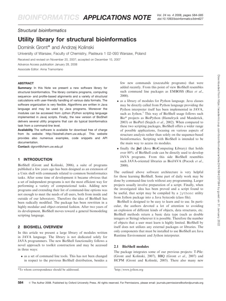 Bioshell 2008 | PDF