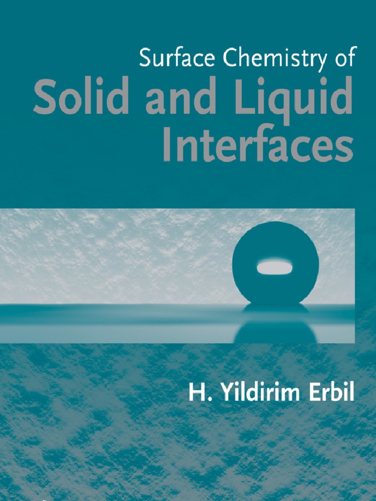 Surface Chemistry Solid and Liquid Interfaces PDF