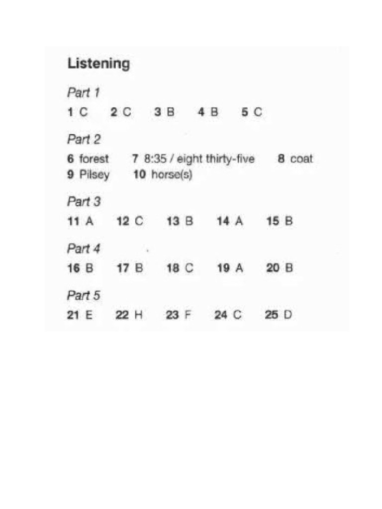 Key Listening | PDF