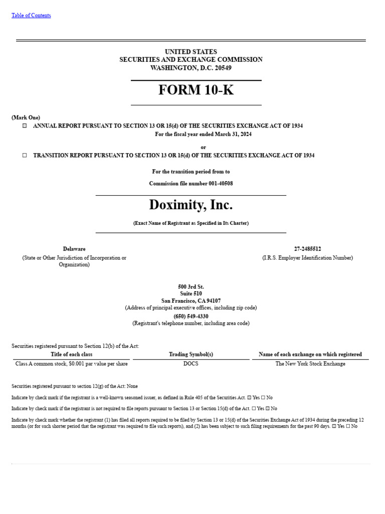 Doximity | PDF | Business