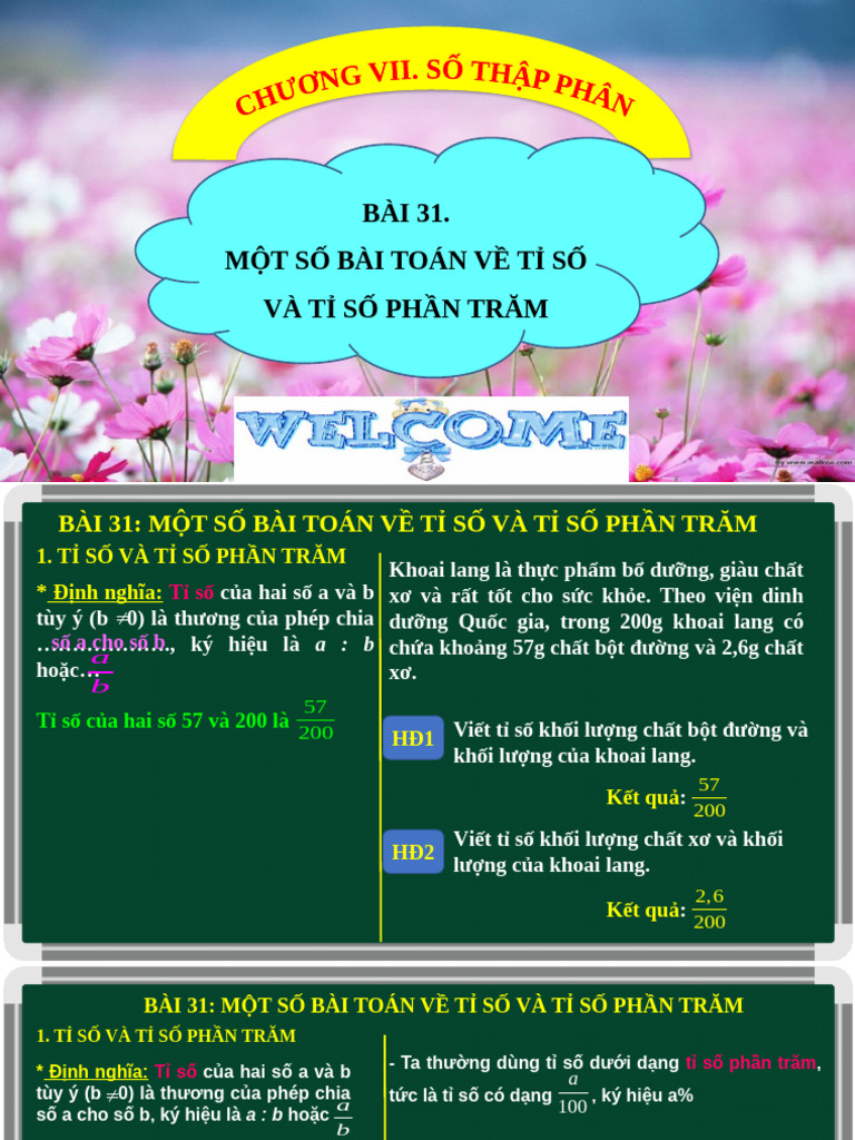 Bai 31 Mot So Bai Toan Ve Ti So Va Ti So Phan Tram t1 | PDF