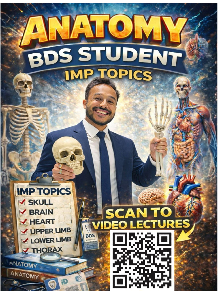 Anatomy BDS IMP Topics - Johari MBBS | PDF | Brainstem | Human Anatomy