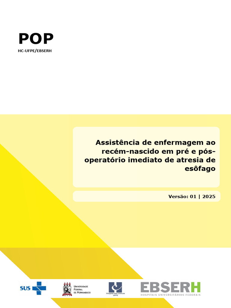 POP - UTIPN .058.ASSISTENCIA DE ENFERMAGEM AO RECEM-NASCIDO EM PRE E ...