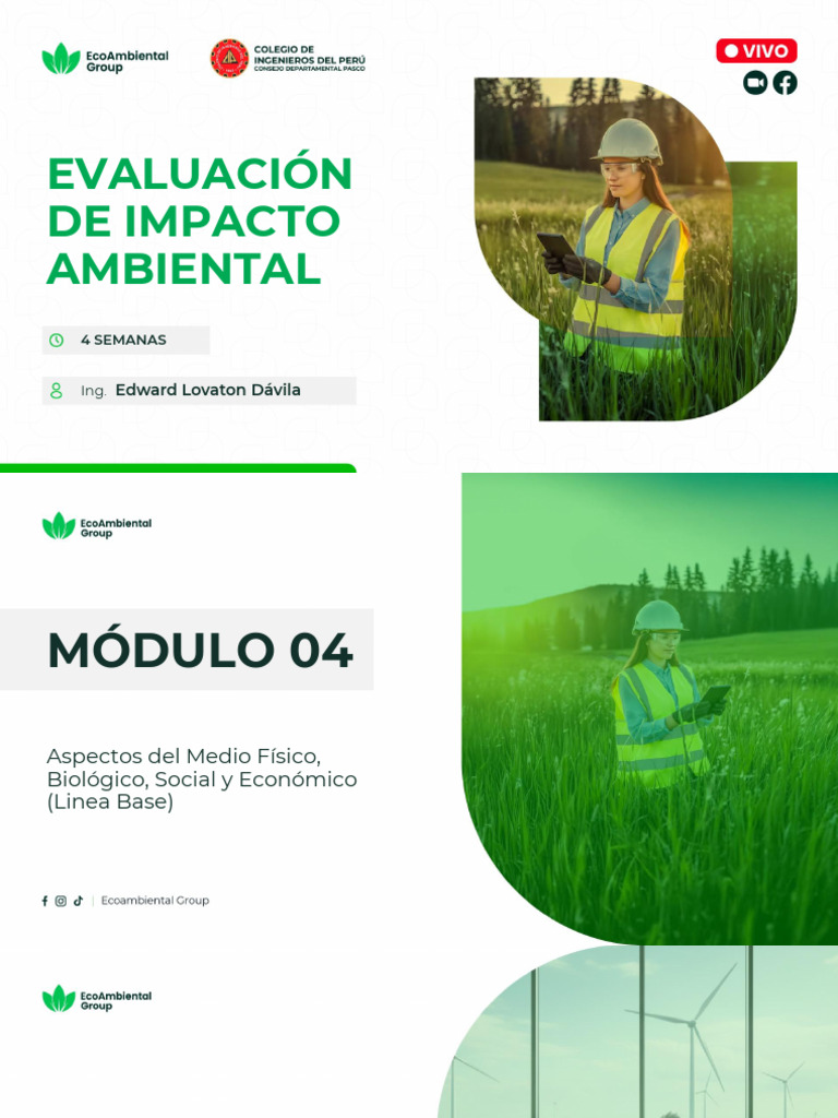 Modulo 4 - Eia | PDF | Evaluación de impacto ambiental | Entorno natural