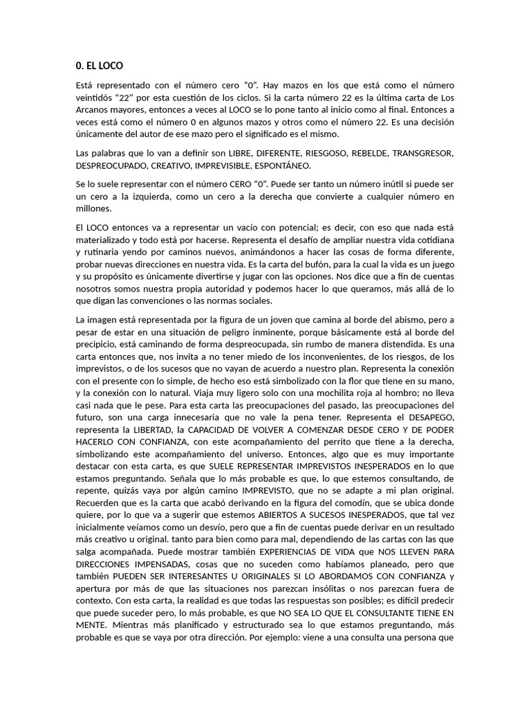 El Loco | PDF | Terapia