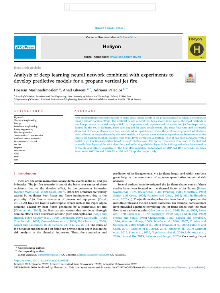 Analysis of Deep Learning Neural Network Combined With Experiments 2020 ...