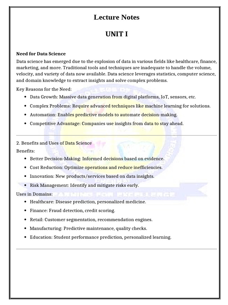 29.lecture Materials | PDF