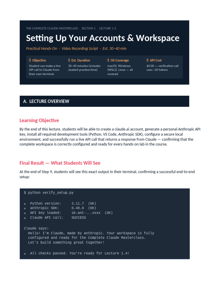 Lecture 1 3 Video Script | PDF | Software | Computing