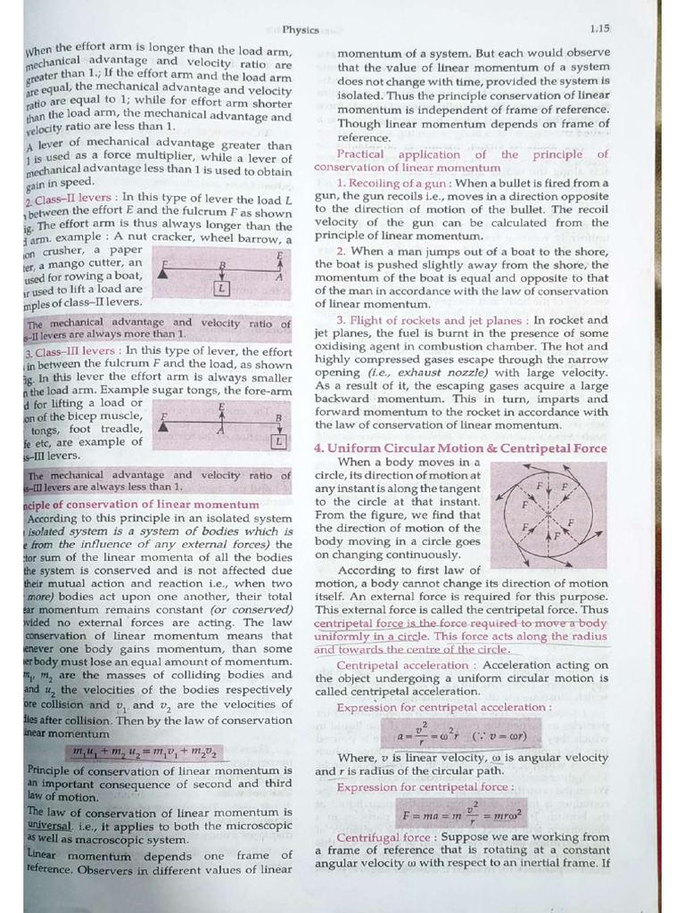 Uniform Circular Motion and Centripetal Force | PDF