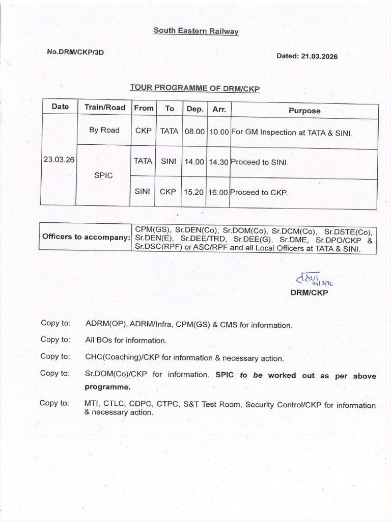 TP of DRM On 23.03.2026 | PDF