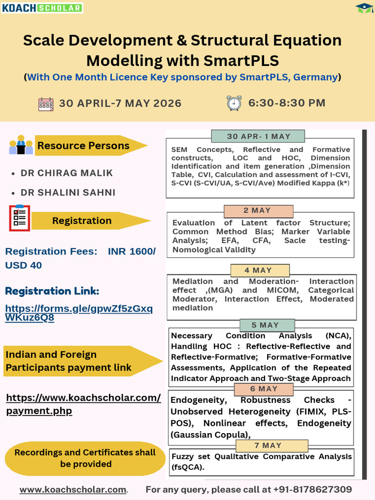 Koach - Scale Dev & PLS Coursepdf | PDF