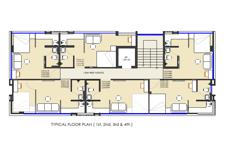 4 Presentation Plans Baner Interior Layout .Bak Model | PDF