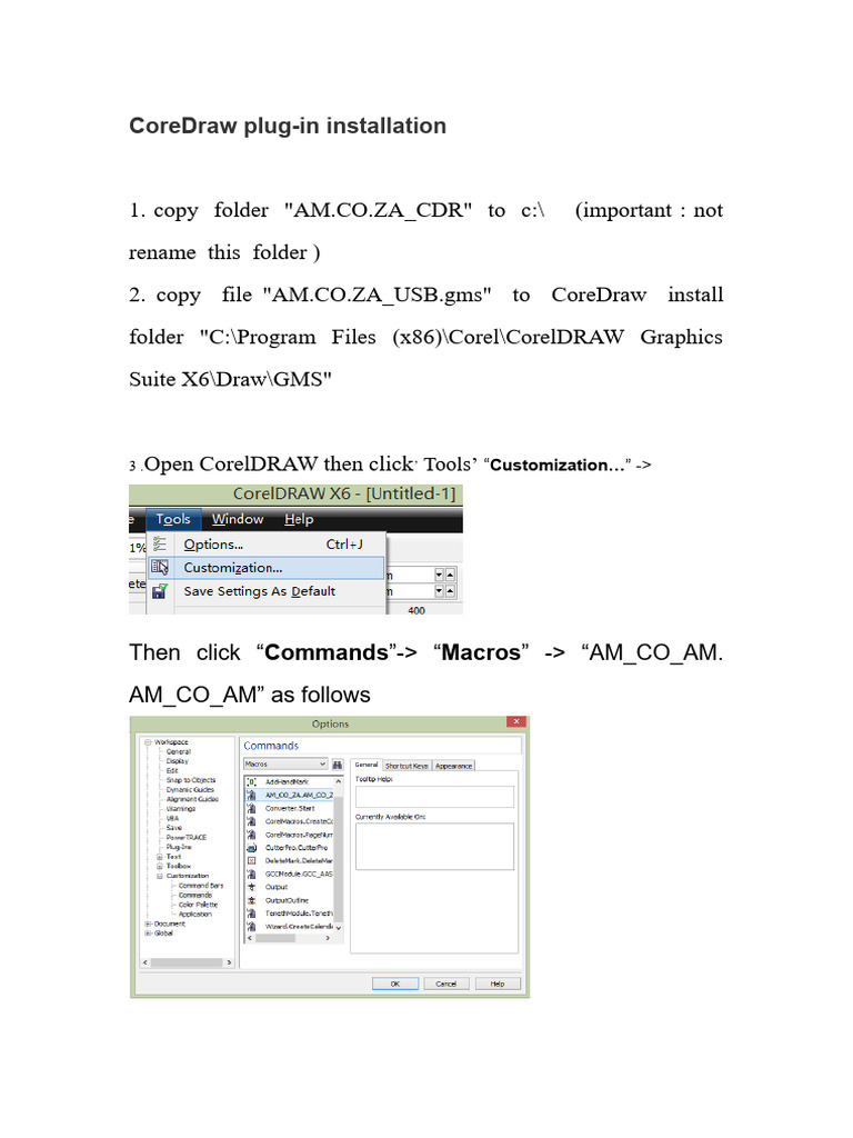 CoreDraw Plugin Manual en | PDF