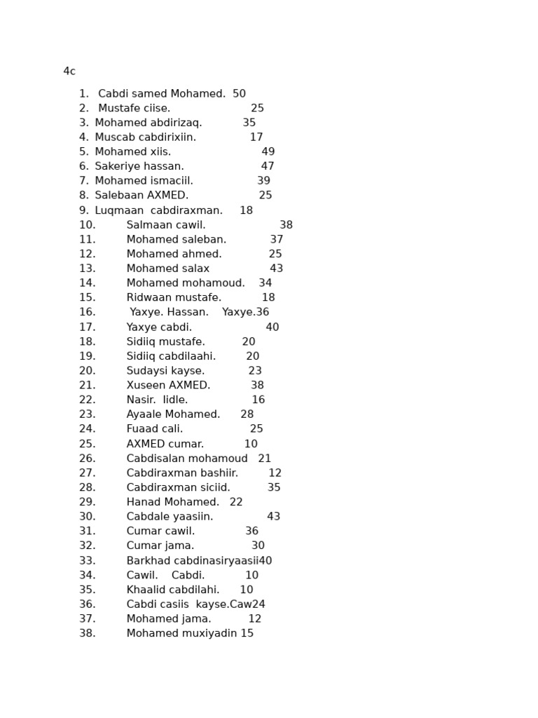 4c Math's | PDF
