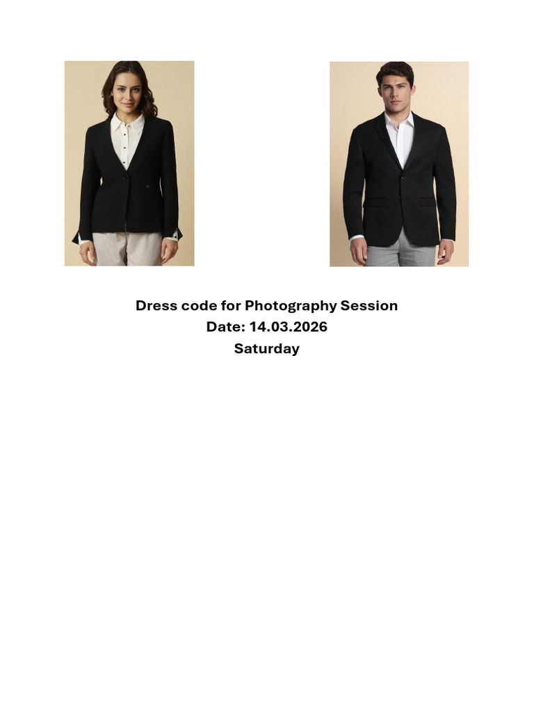 Dress Code | PDF