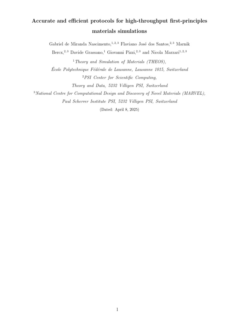 2025-Accurate and Efficient Protocols For High-Throughput First ...