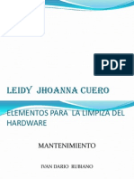 Elementos de Limpieza Del Hardware