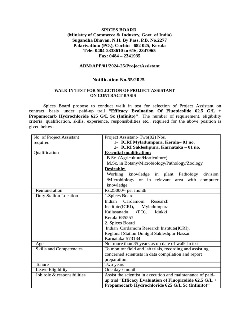 Notification - Project Assistant | PDF