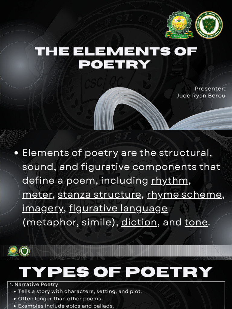 Elements of Poetry Review - 20260320 - 200129 - 0000 | PDF | Poetry | Genre