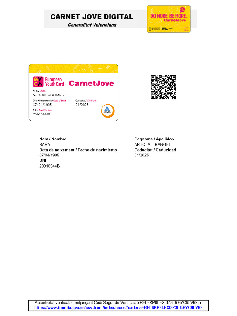 Carnet Jove Digital | PDF