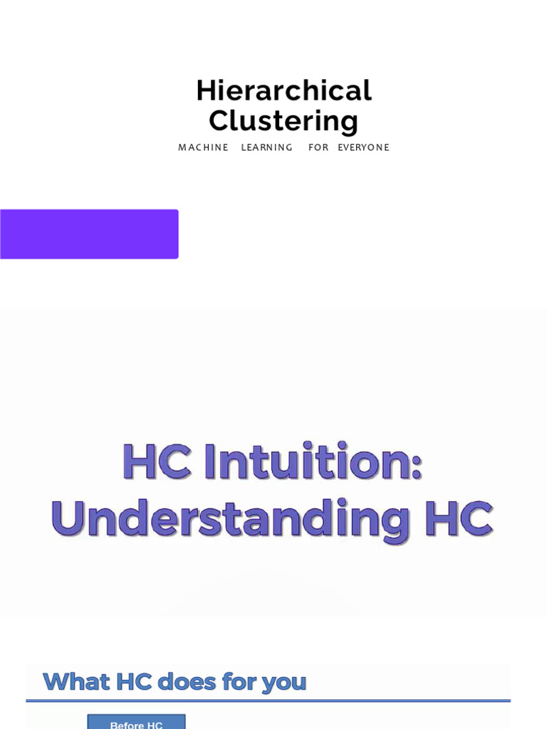 Chapter 9 B Hierarchical Clustering | PDF